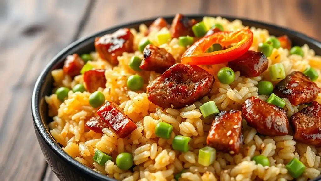 savory pork rice dish