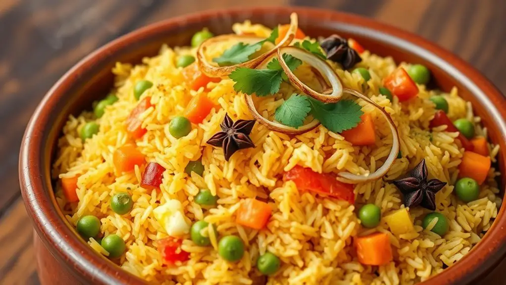 savory spiced vegetable rice