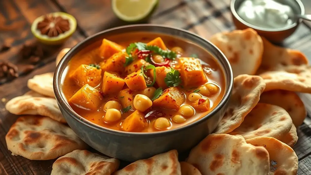 savory vegetarian curry dish