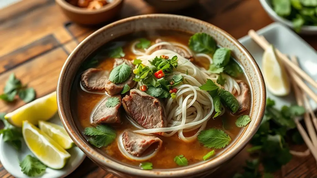 savory vietnamese noodle soup