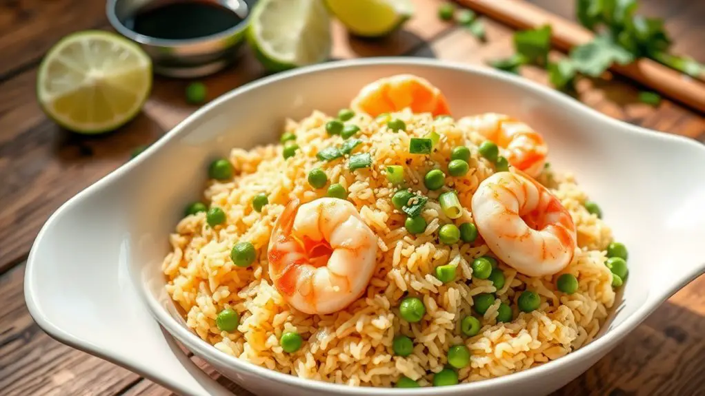 shrimp and rice dish