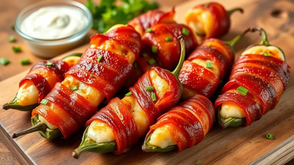 spicy bacon wrapped appetizers