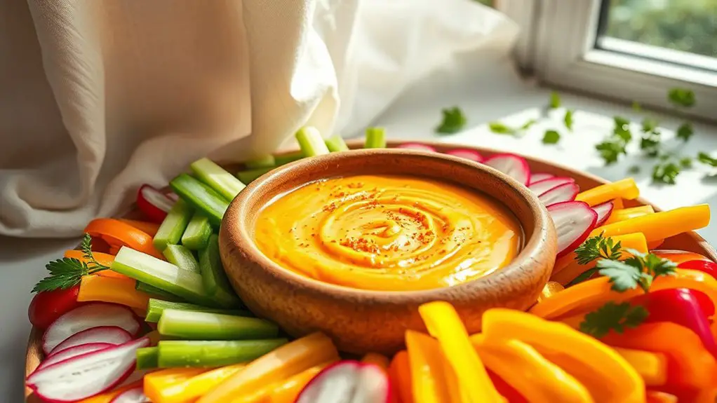 spicy carrot ginger dip