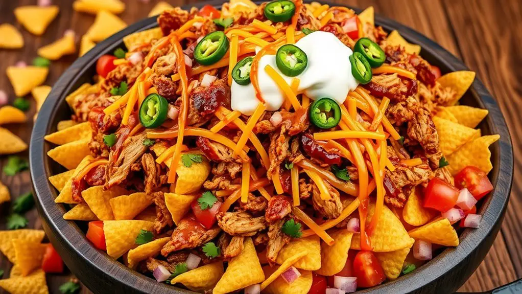 spicy chicken and fritos