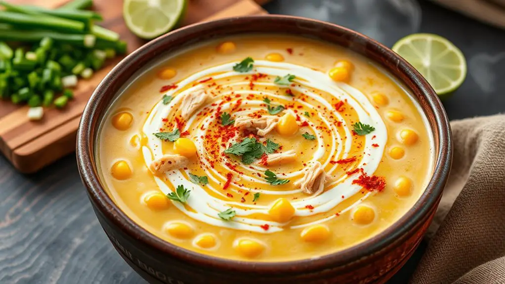 spicy chicken corn chowder