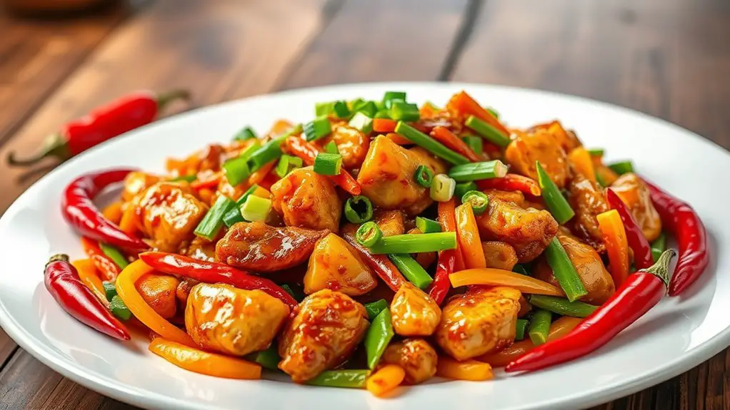 spicy chicken stir fry recipe