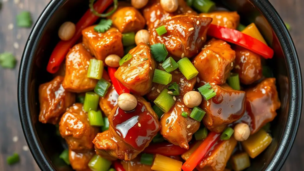 spicy chicken vegetable stir fry