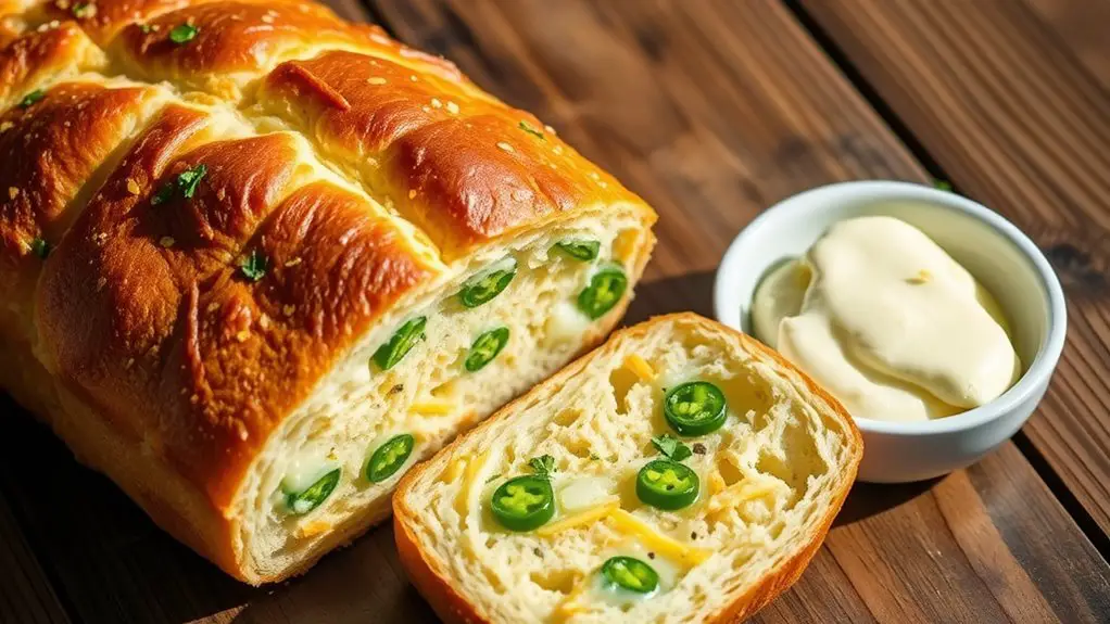 spicy garlic cheese bread