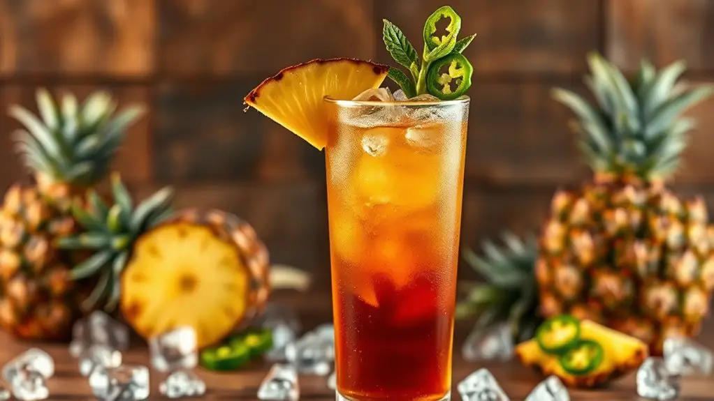 spicy pineapple cocktail recipe