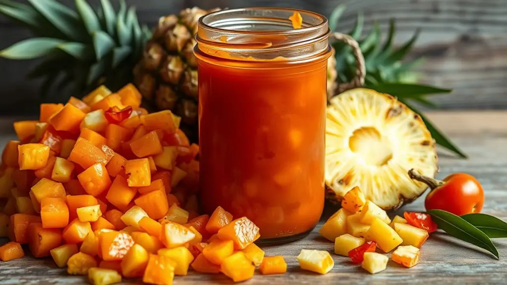 spicy pineapple habanero sauce