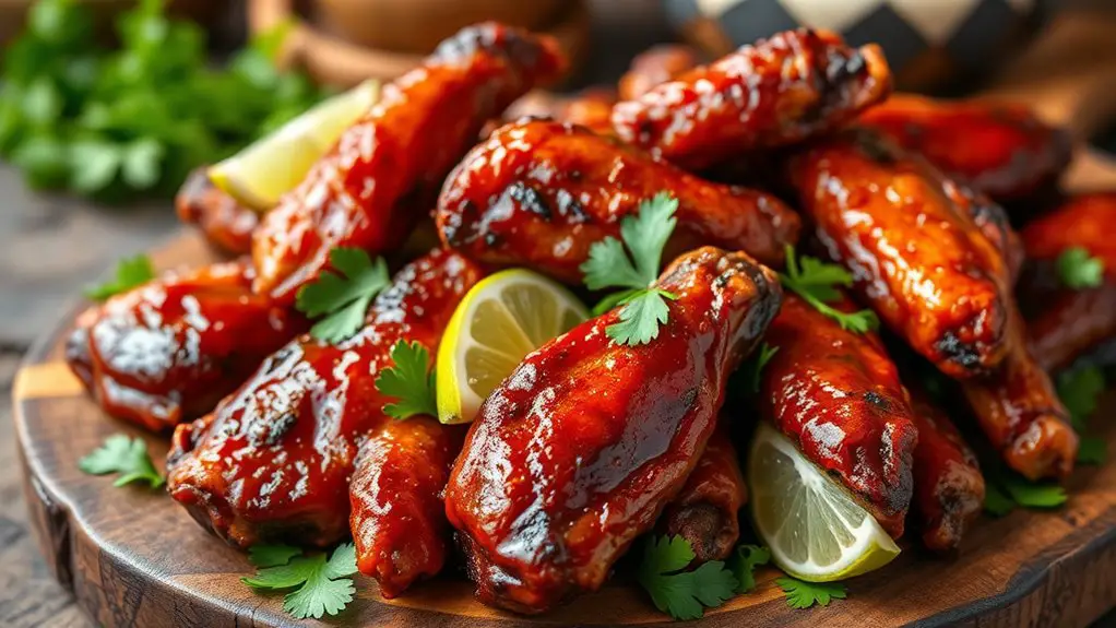 spicy smoky chicken wings