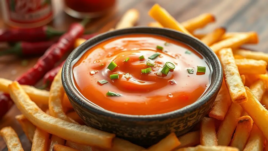 spicy sriracha dipping sauce