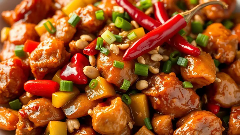 spicy szechuan kung pao