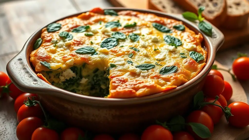 spinach and feta casserole