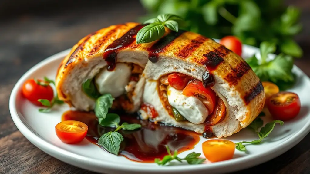 stuffed chicken with caprese