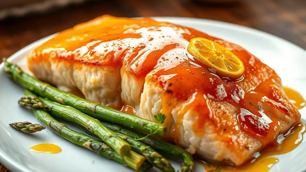 sweet and savory salmon