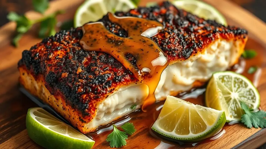 sweet and spicy cod