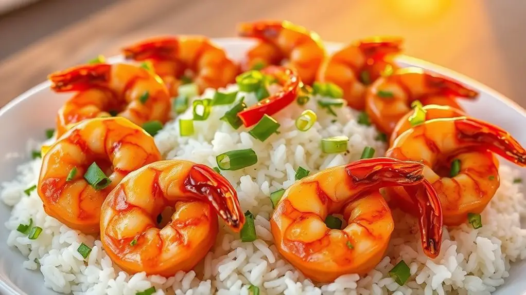 sweet and spicy shrimp