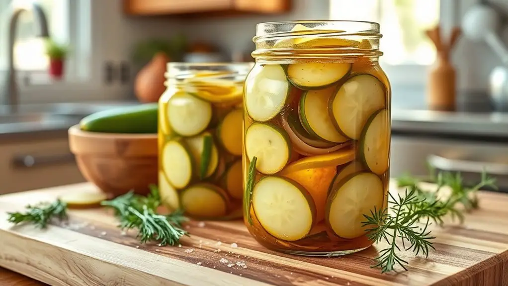 sweet and tangy pickles