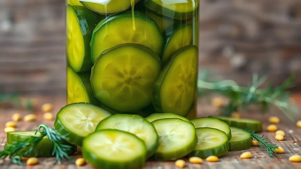 sweet and tangy pickles