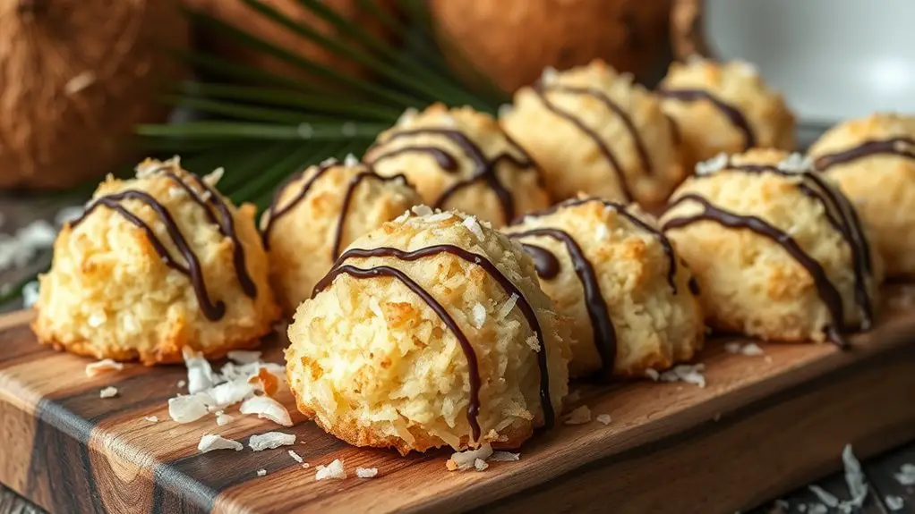 sweet coconut dessert bites