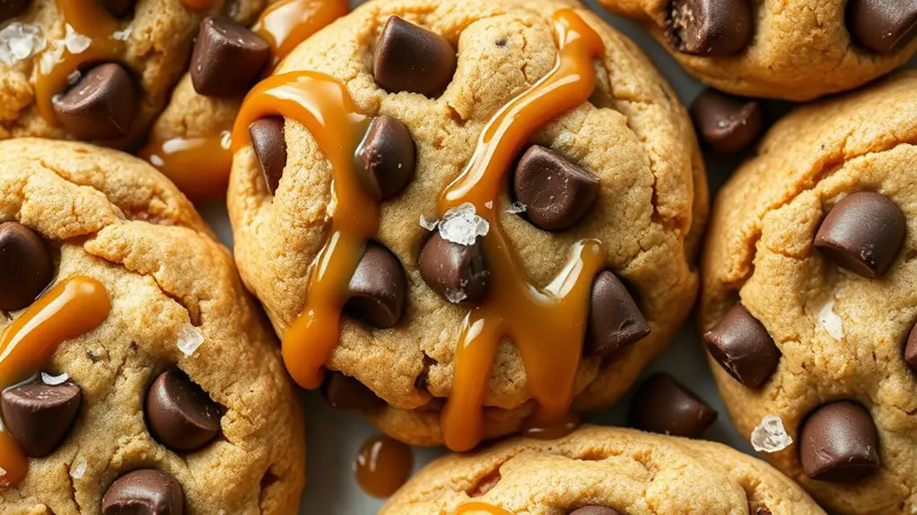 sweet salted caramel cookies