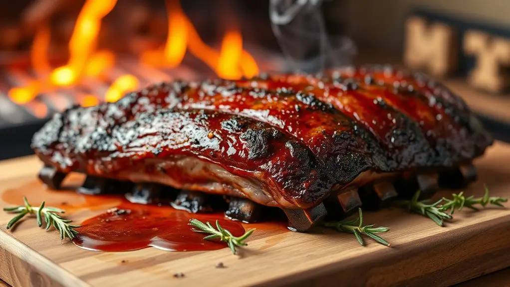 tender flavorful smoked ribs