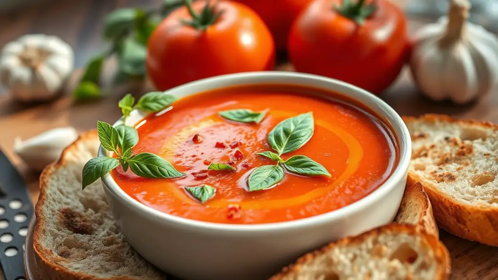 tomato basil soup recipe