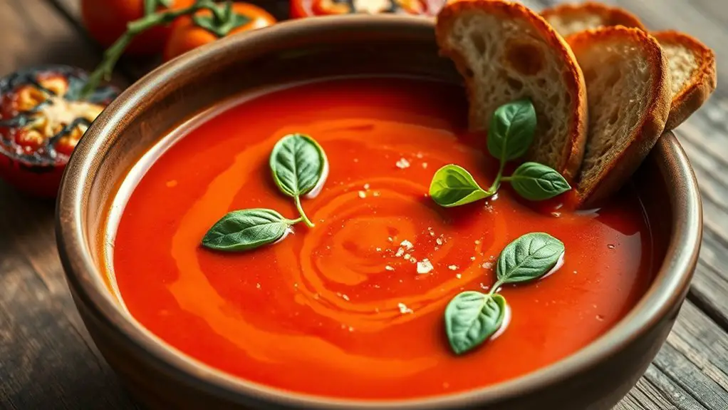 tomato basil soup recipe