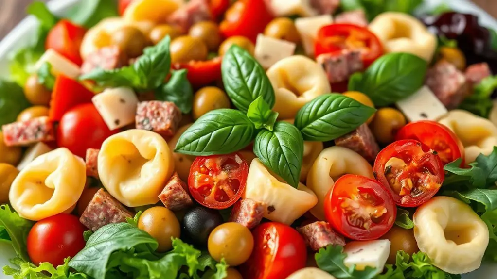 tortellini salad with antipasto