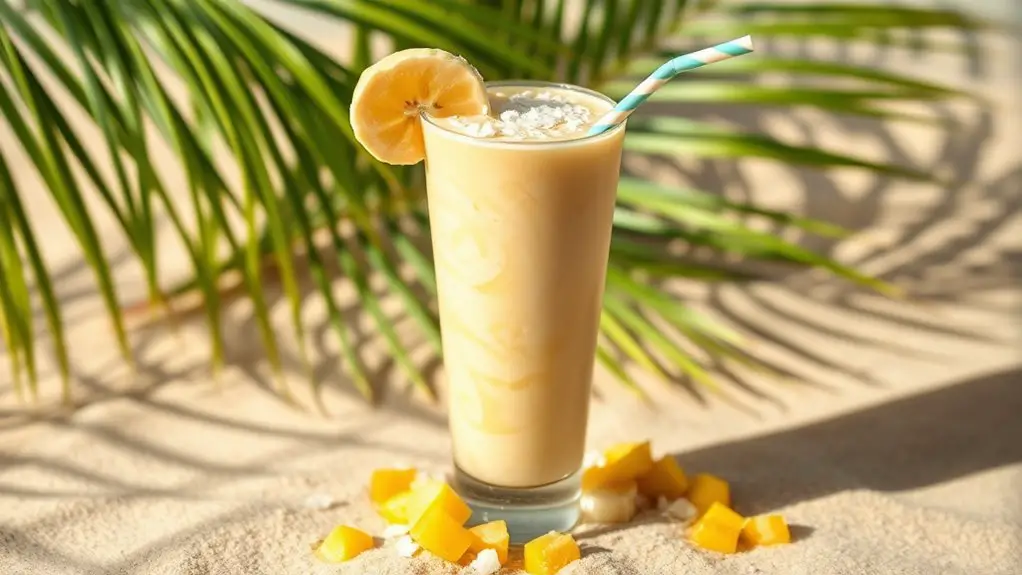 tropical banana coconut blend