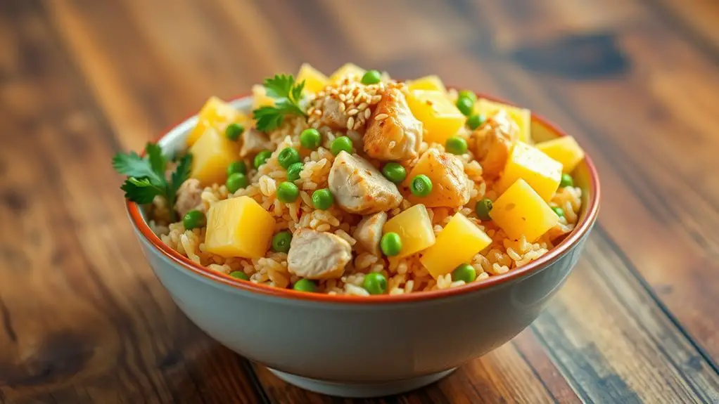 tropical chicken fried rice