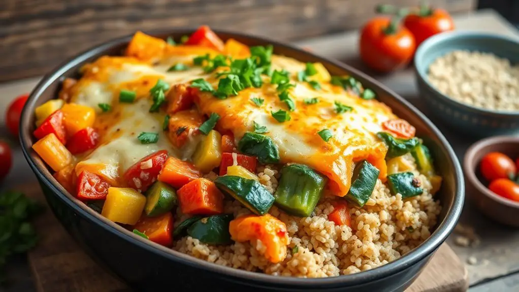 vegetable and quinoa dish