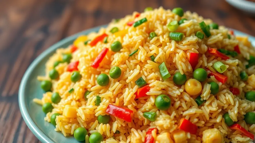 vegetable egg fried rice