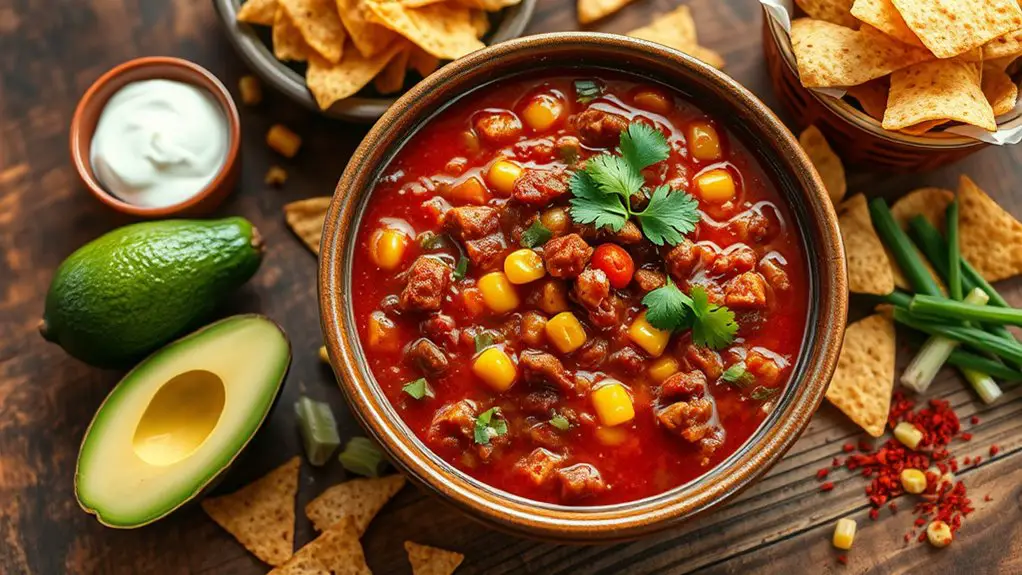 vegetarian spicy chili dish