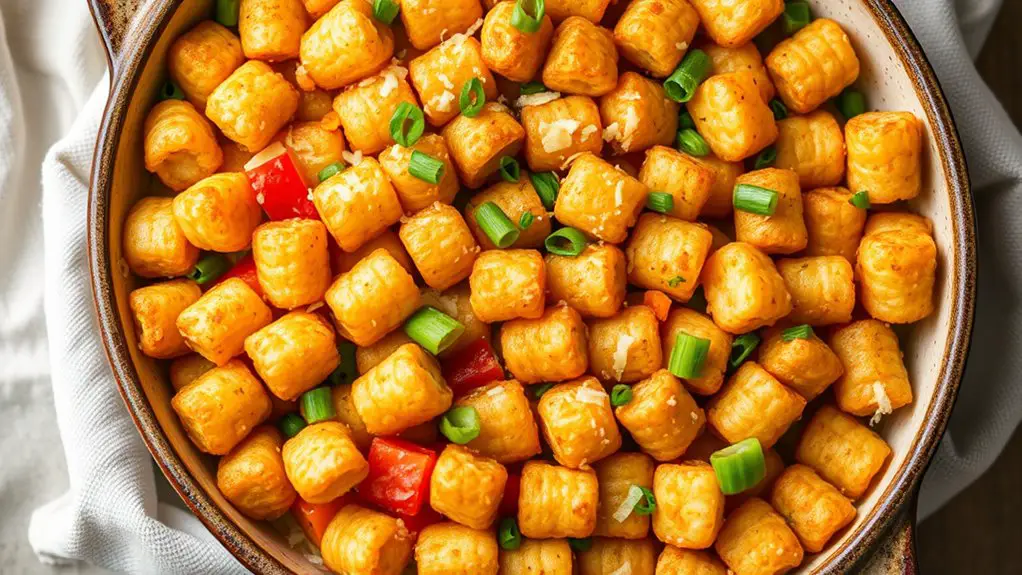 vegetarian tater tot casserole