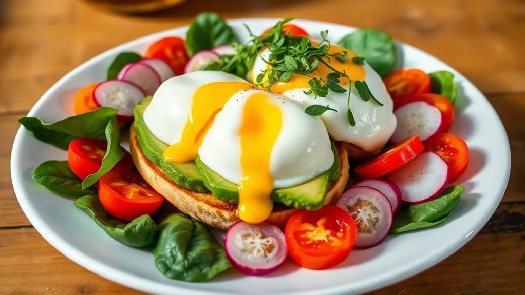 veggie filled avocado dish