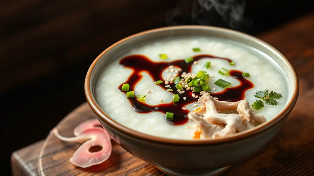 warm soothing rice porridge