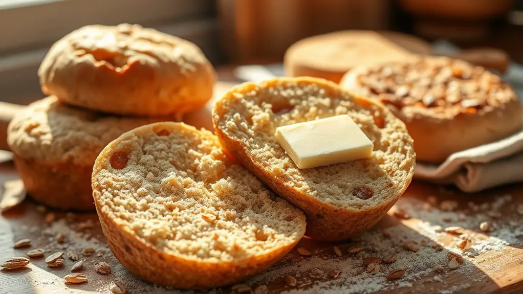 whole wheat english muffins